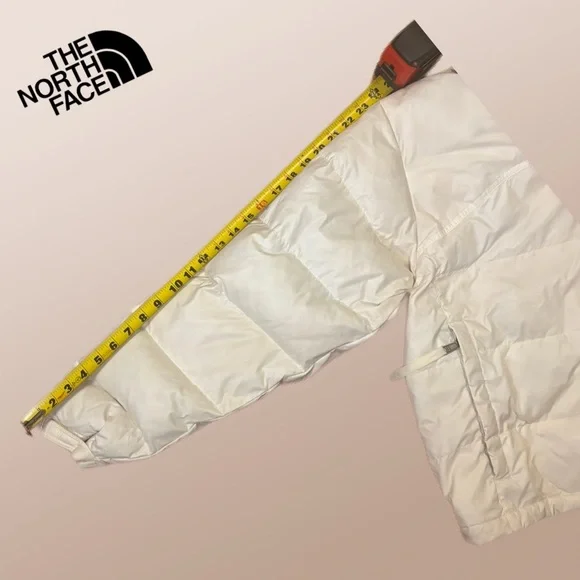The North Face 2000 Retro Nuptse Puffer Down Jacket Gardenia White 700 Down XL - Picture 10 of 16